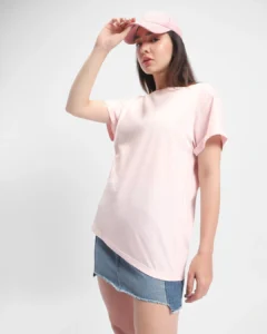 Women's Pink Boyfriend T-shirt
